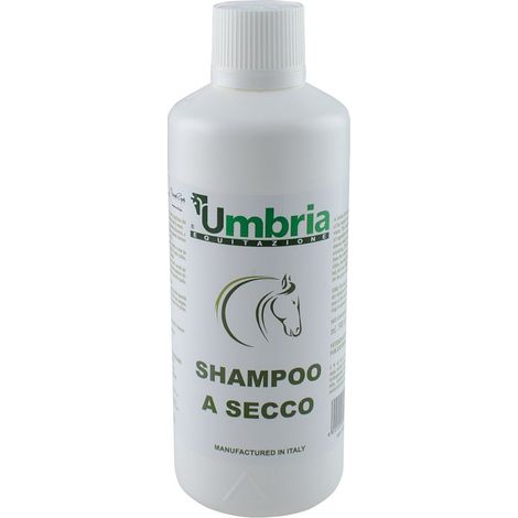 Shampooing sec pour chevaux, en particulier pour le pelage gris 500 ml