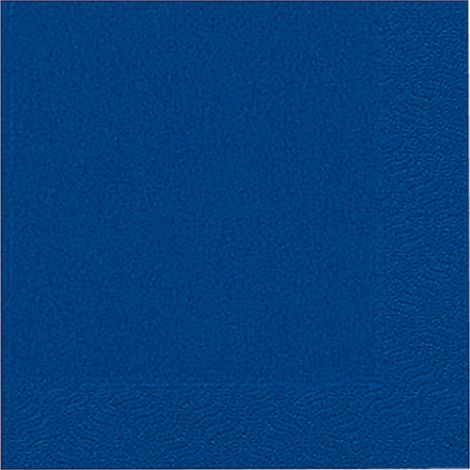Serviette - DUNI - 33x33cm - 3 plis - Lot de 20 - Couleur Bleu foncé