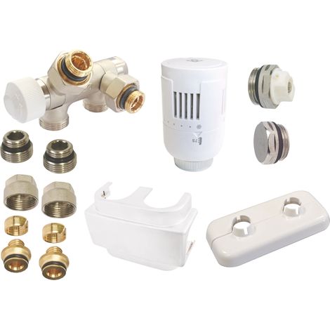Kit radiateur thermostatique haute performance T303 pour radiateur 6 connexions (1/3)