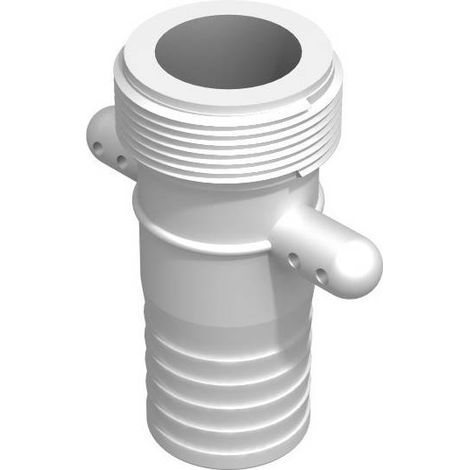 Raccord cranté male 1''1/2 BSP - male cannelé droit 38mm (1/2)