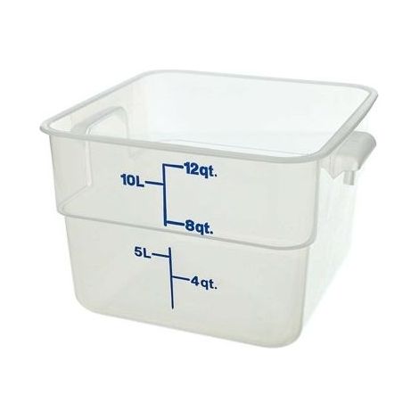 Barattolo quadrato in polipropilene Lt.11,4