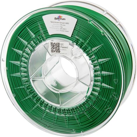 Spectrum Filaments 80090 smart ABS Filament ABS résiste aux chocs 1.75 mm 1000 g forest green, vert 1 pc(s) (1/2)