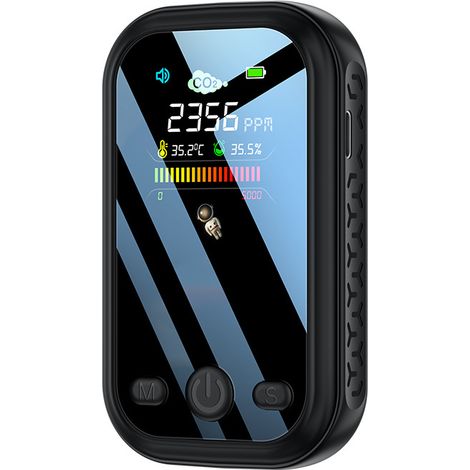 Moniteur de qualité de l'air Détecteur de dioxyde de carbone infrarouge portable (1/4)