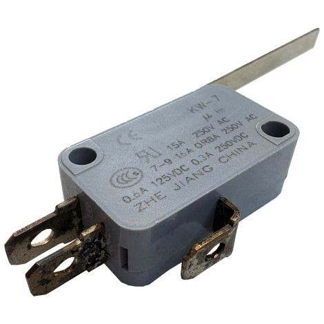 Lema Electrics KW7 Mikroschalter 250V 16A 3Pin Schalter mit langem Hebel für Metallbandsäge uvm. (1/4)