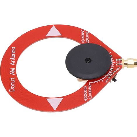 Tragbare Mini-Loop-AM-Antenne für MW-Radio, verbessert Empfang und Signalstärke, verstärkte Wirkung, Donut-Form, kompakt und effizient. (1/5)