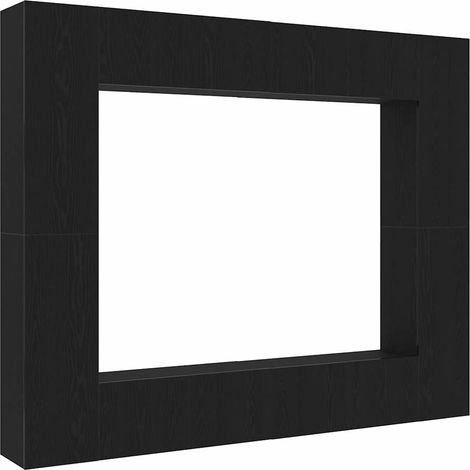 vidaXL 8 Piece TV Unit Set in Black Oak (1/5)