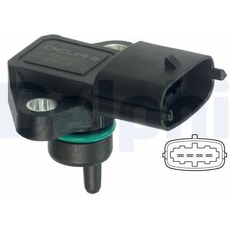 Capteur, pression de suralimentation Delphi Technologies PS10151 HYUNDAI