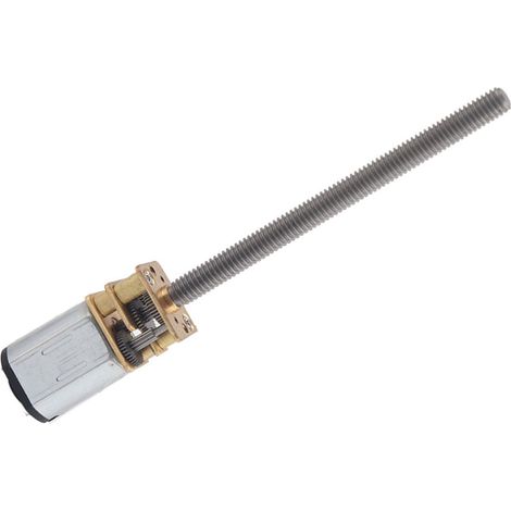 N20 Getriebemotor mit Drehzahlbegrenzer durch Leitspindel, M4x55mm 12V Kugelgewindetrieb, optional (300 U/min) (1/5)