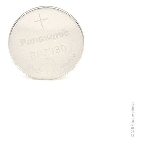 Panasonic - Pile bouton lithium BR2330/BN PANASONIC 3V 255mAh (1/3)