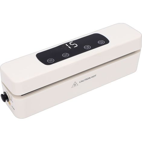 Machine de mise sous vide des aliments, scelleuse automatique compacte à forte aspiration pour une utilisation domestique en cuisine (1/5)