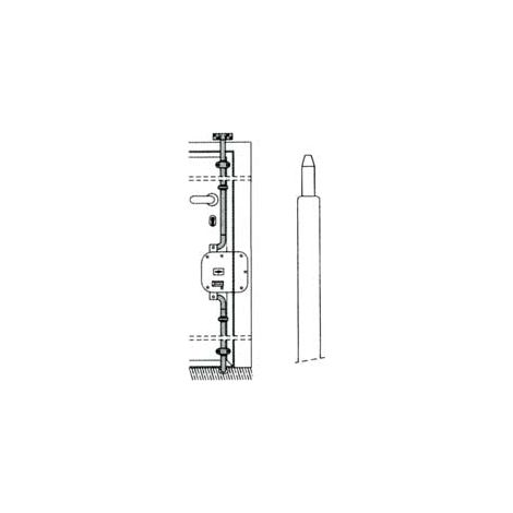 Asta Telescopica Curva Per Serratura Triplice 91-01 - ø mm.18 (91-01)