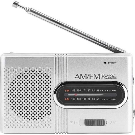 Bardusch-Radio Portable AM-FM Ondes Courtes Radio Transistor Récepteur Stéréo HB058 (1/4)