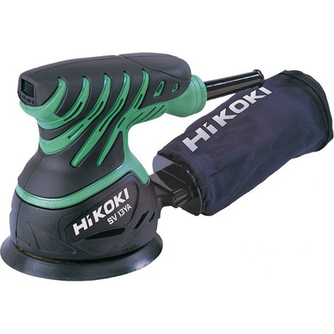 Hikoki – Ponceuse excentrique 125mm 230W – Aspiration efficace – Patin auto-agrippant – Pour bois dur et teck
