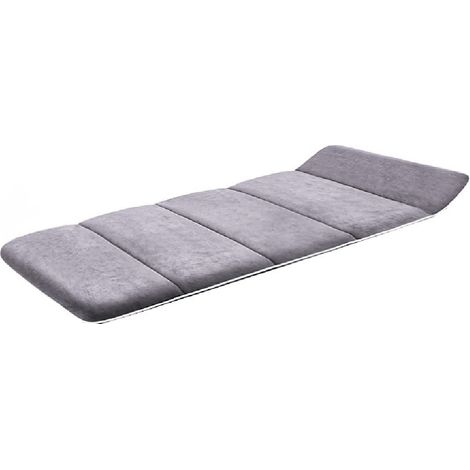 Tapis de sol de camping 191 x 71 cm, matelas en microfibre pliable et léger, idéal pour randonnée et bivouac en plein air (1/3)