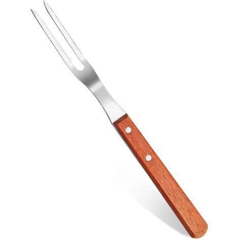 New Star Foodservice Fourchette à barbecue de qualité commerciale, manche en bois (33 cm) (1/5)
