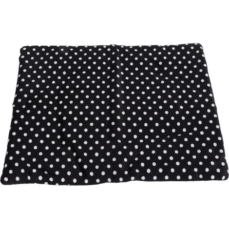 Coussin Chauffant Lavable Pliable 3 Températures Réglables USB pour Chien Chat Blanc Pois (1/5)