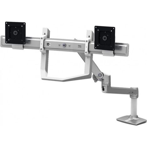 Ergotron LX Serie Bildschirmhalterung Weiß für Schreibtisch