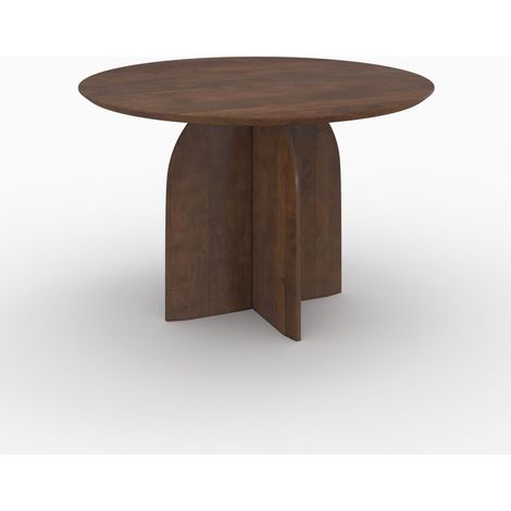Mesa redonda en madera de mango 4 plazas - Caïpi