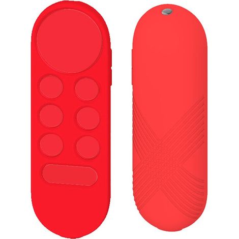 Funda de silicona para mando a distancia Chromecast, funda protectora para mando a distancia de TV con control por voz 2020 H