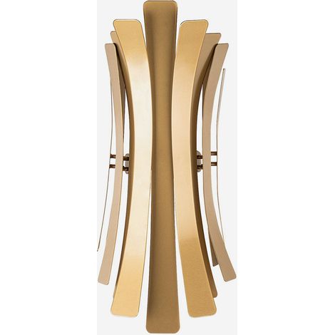 Moderne Design-Wandleuchte aus Metall in Linienform - Gold (1/5)
