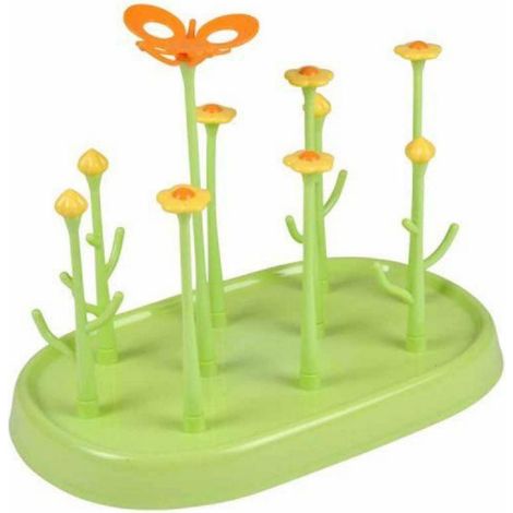 Egoutte biberons pliable en plastiques - Vert - L 32 x H 24 cm - Livraison gratuite (1/2)