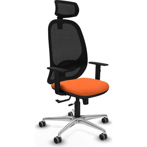 Silla de oficina piqueras y crespo Cilanco crema terciopelo (1/2)