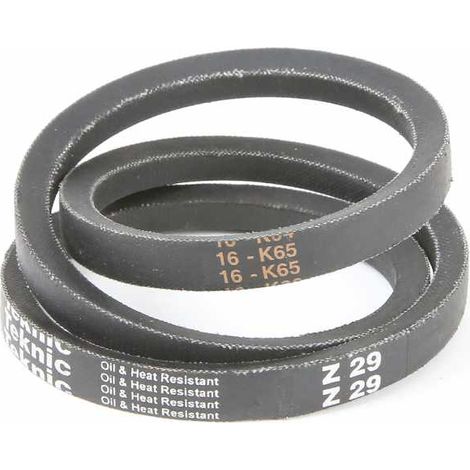 Courroie trapézoïdale Z29 10 x 774 mm – Transmission régulière pour tondeuse – Remplacement fiable et durable – Compatible Al-Ko, Husqvarna – Teknic