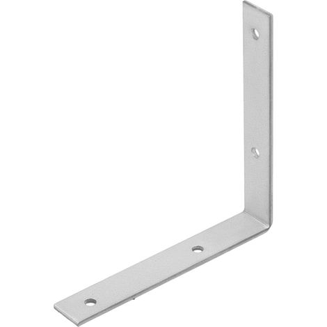 Conector angular para carpintería KOTARBAU® de acero inoxidable galvanizado de 125 x 125 x 20 mm