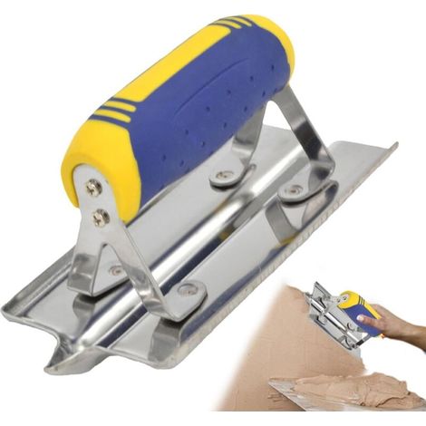 Coupe-bordure Manuel Pour Béton – Outil De Finition En Acier Inoxydable, Tondeuse De Précision À Extrémité Incurvée, Base Lisse Sans Rivets Poignée Ergonomique, Équipement De Maçonnerie Robuste Pour (1/5)