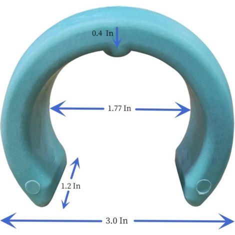 Contrepoids de tuyau de nettoyage de piscine Zodiac pour les nettoyeurs de piscine Zodiac W83247 et X70105 - contrepoids de tuyau lesté d'origine et authentique. (1/3)