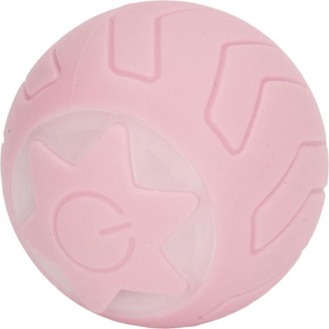 Intelligenter Haustierball aus ABS und Silikon, automatischer Rollball, interaktiver Ball für Katzen zu Hause, rosa. (1/5)
