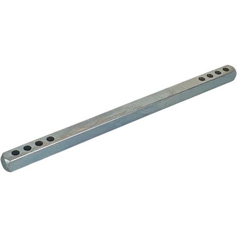 Ouvre&Déco – Carré percé 6x120mm pour béquille de chantier – Compatible avec goupilles – Installation facile pour structures temporaires