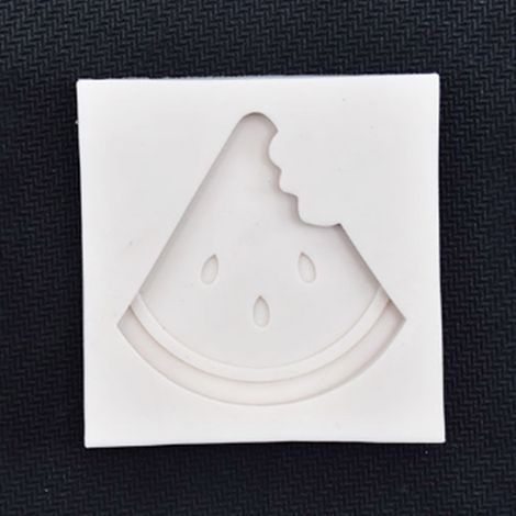 Moule en silicone forme pastèque lavable résistant à la chaleur pour chocolat dessert biscuit