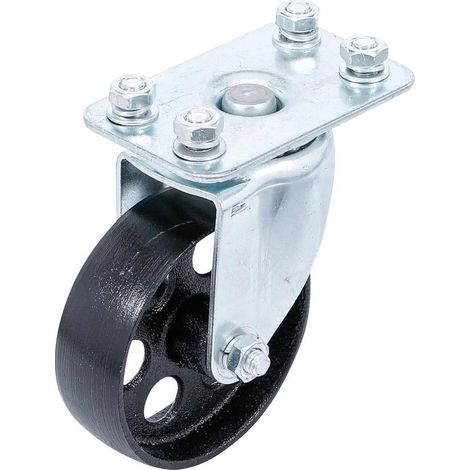 Roulette de Direction pour Chariot - 178 x 81 x 314 mm - Résistante et Maniable, Acier - D-Work (1/5)