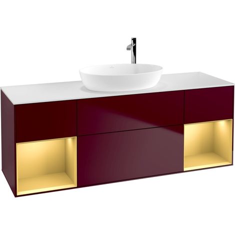 Villeroy & Boch F981HFHB Armoire sous-lavabo Finion F98 (1/2)