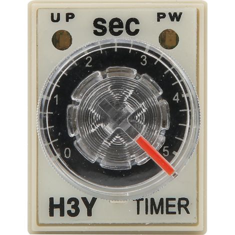 H3Y-2 Delay Timer 8P Timer Relay 05 Second Dial Type Timing 5A for Multiple Purpose (12VDC ) (1/5)