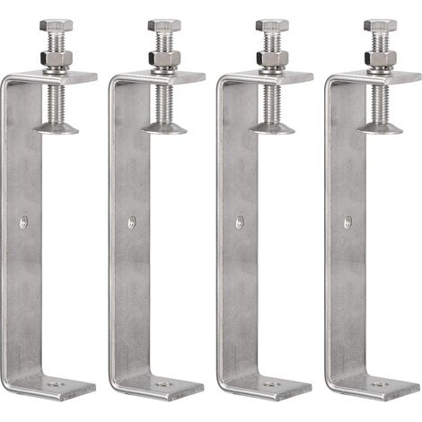 Morsetto a C con ganasce larghe e stabili da 130 mm/5,12", per edilizia e installazioni domestiche. (1/3)