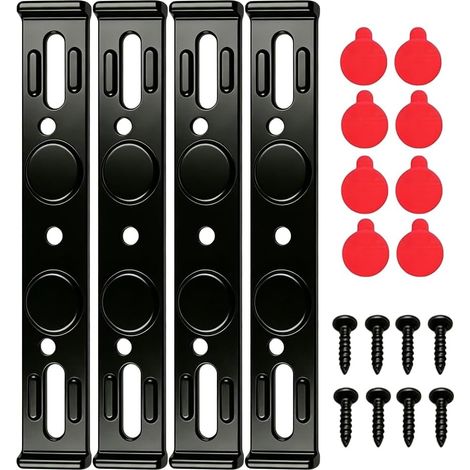 Support Plaque Immatriculation Voiture, 1 Set Porte Plaque Immatriculation sans Cadre, Cache Plaque Immatriculation Remorque, Fixation Plaque D'immatriculation Aimantee pour Auto, Montage Facile (1/5)