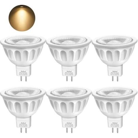 GU5.3 MR16 LED-Lampe, Warmweiß 3000 K, 5 W (entspricht 50 W Halogen), 12 V AC/DC, 450 lm, 40° Abstrahlwinkel, nicht dimmbar, 6er-Pack (1/5)