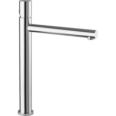 Miscelatore lavabo alto cromo senza leva in acciaio inox Gemini (1/5)