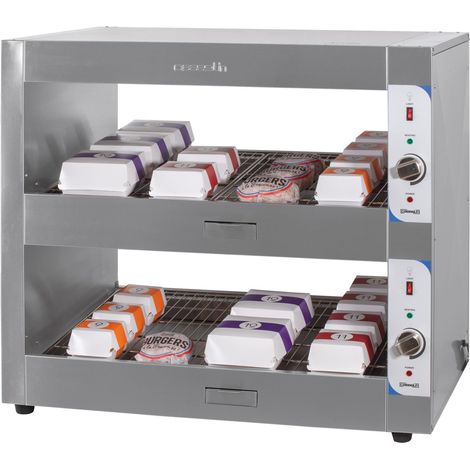 Passe burger plat 2 étages 2000 W, 220 V - MONO