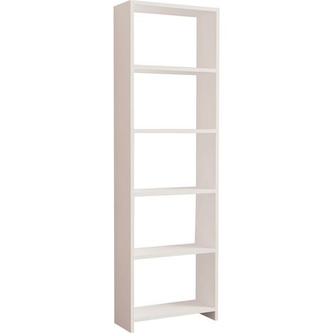 Libreria in legno "New" - 50 x 19 x 160 cm - Bianco
