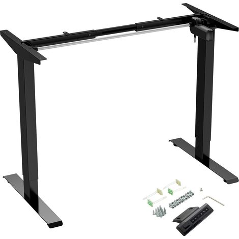 CAVO Tischgestell TG1-80 schwarz elektrisch höhenverstellbar 702 - 1202 mm Breitenverstellung 811 - 1302 mm Tragkraft 80 Kg (1/5)