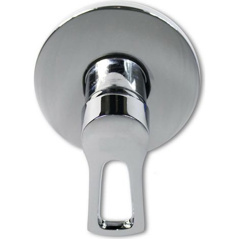 MISCELATORE PER DOCCIA AD INCASSO PARETE RUBINETTO OTTONE CROMATO ROTONDO 1091 (1/3)