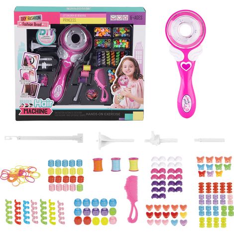 Tresseuse à cheveux électrique automatique pour enfants – Outil de coiffure pour filles, tresse rapide sans effort (1/5)