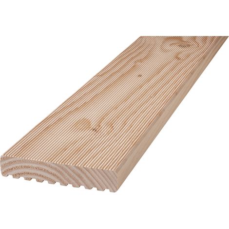 Terrassendiele Douglasie Standard Natur 2000 x 145 x 28 mm, grob/fein geriffelt