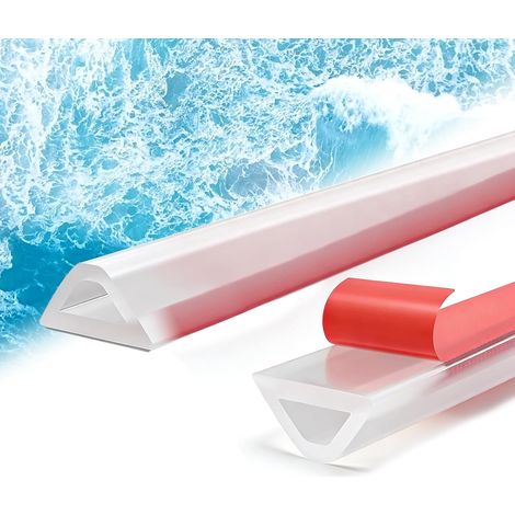 120cm Seuil Douche Anti Débordement Transparent, Barrière Eau Douche  Silicone Seuil De Douche Barrage d'eau, Pliable Barre de Seuil Douche, pour Salle de Bains, Cuisine et Fauteuils Roulants (1/5)