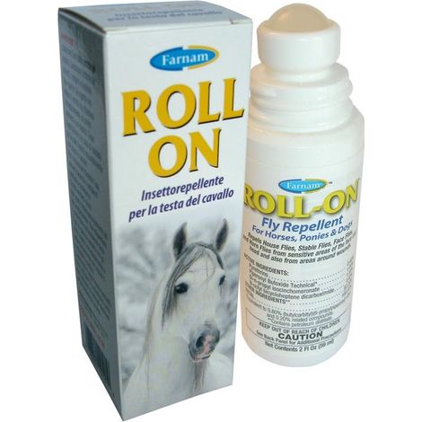 Roll-On insectifuge spécifique pour la tête du cheval 59 ml