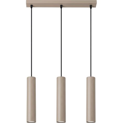 Sollux Lagos Suspension Bar Taupe 3x GU10 (1/5)