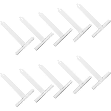 10 Pièces Ressort de Volet Roulant en Acier Robuste Queue D'aronde, Accessoires Suspendre pour Réparation Facile des Volets Bureaux et Maisons (1/5)